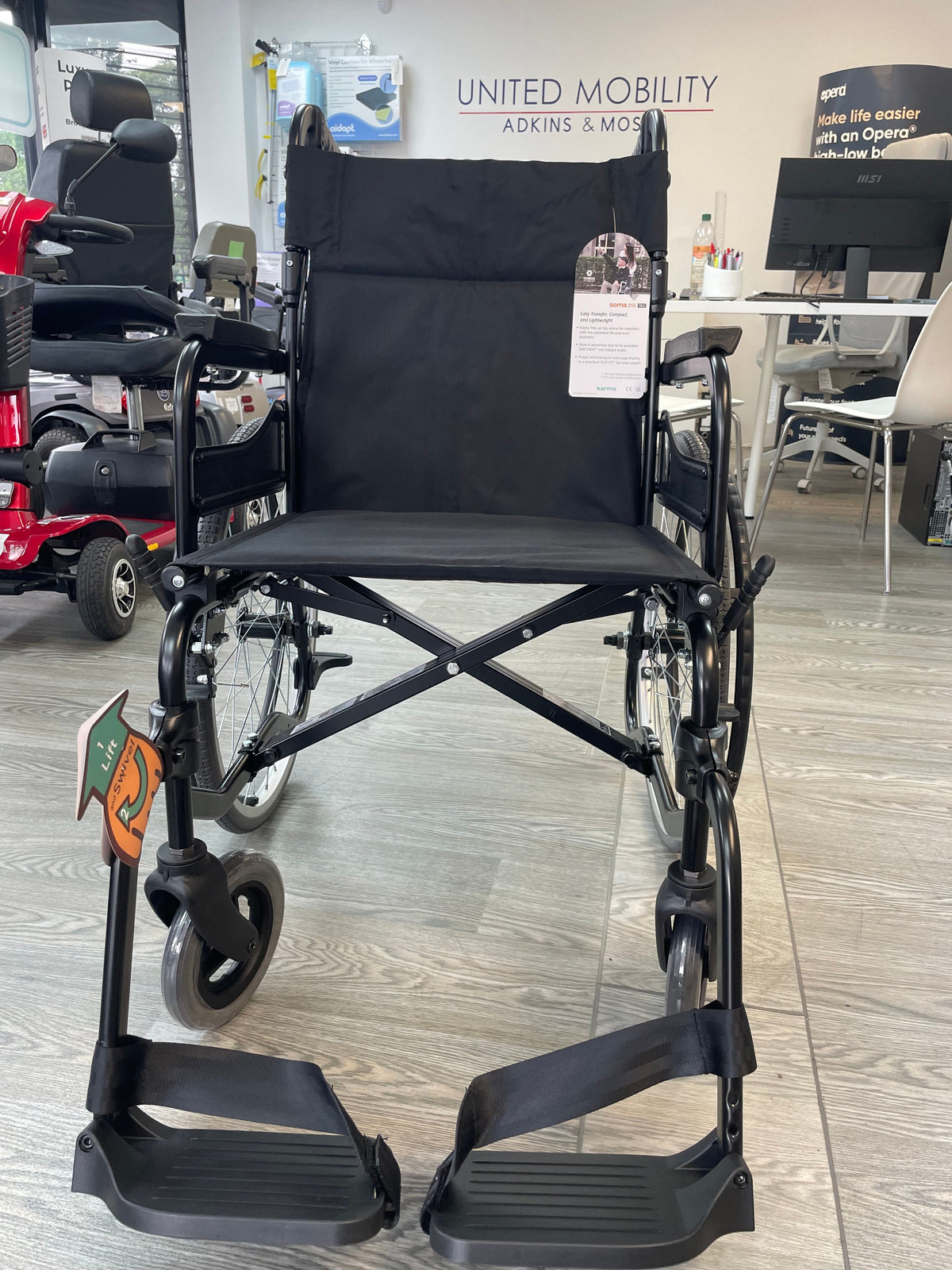 Karma self propelled lightweight wheelchair