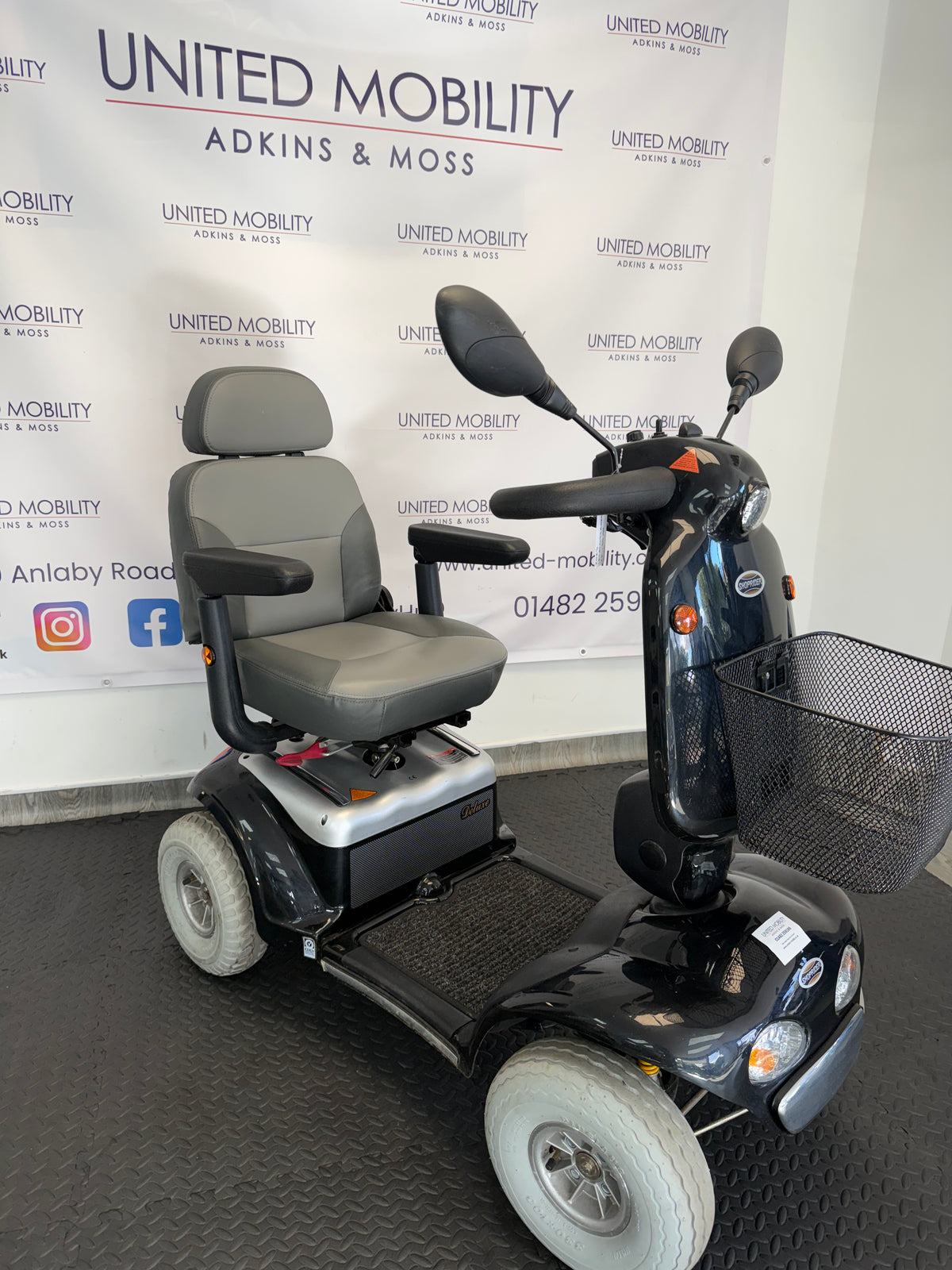 Used Shoprider Cadiz 8MPH Mobility Scooter – Black 2023