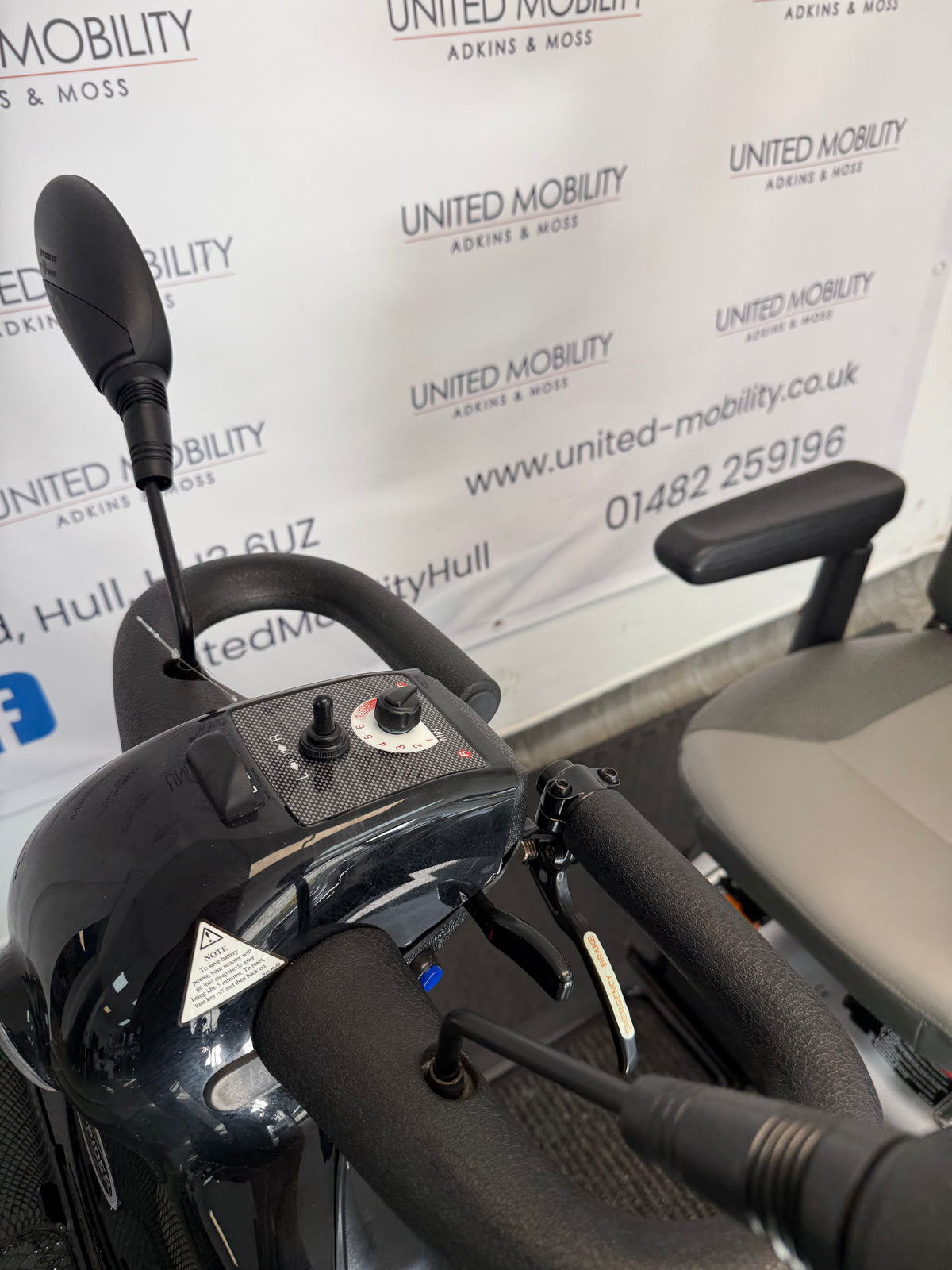 Used Shoprider Cadiz 8MPH Mobility Scooter – Black 2023