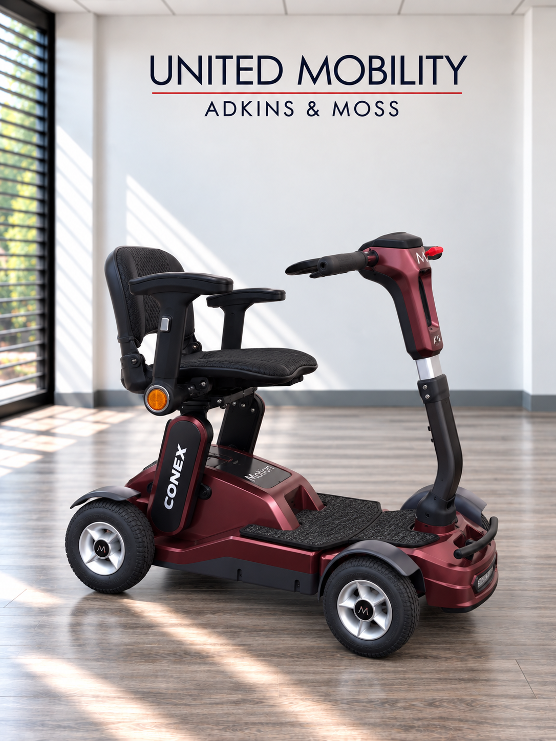 Ex Demo Motion Healthcare Connex Auto-Folding 4mph Mobility Scooter