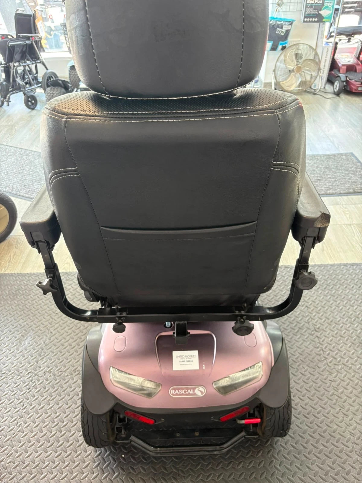 Used Rascal Vortex 8mph Electric Mobility Scooter – Pink, 2022