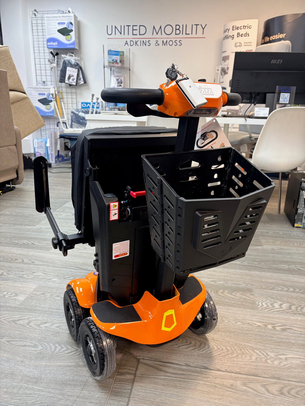 Monarch Genie 4mph auto folding mobility scooter