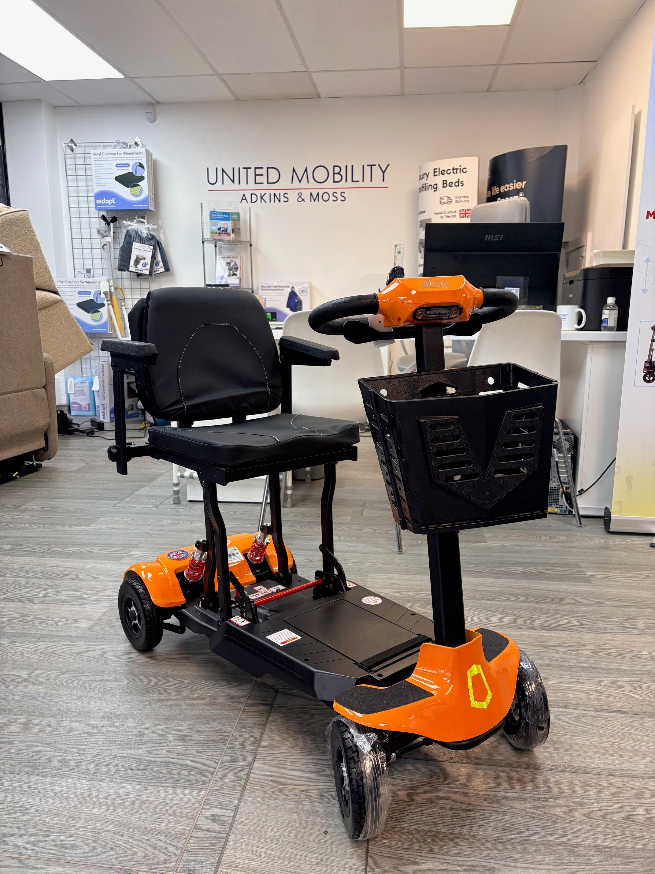 Monarch Genie 4mph auto folding mobility scooter
