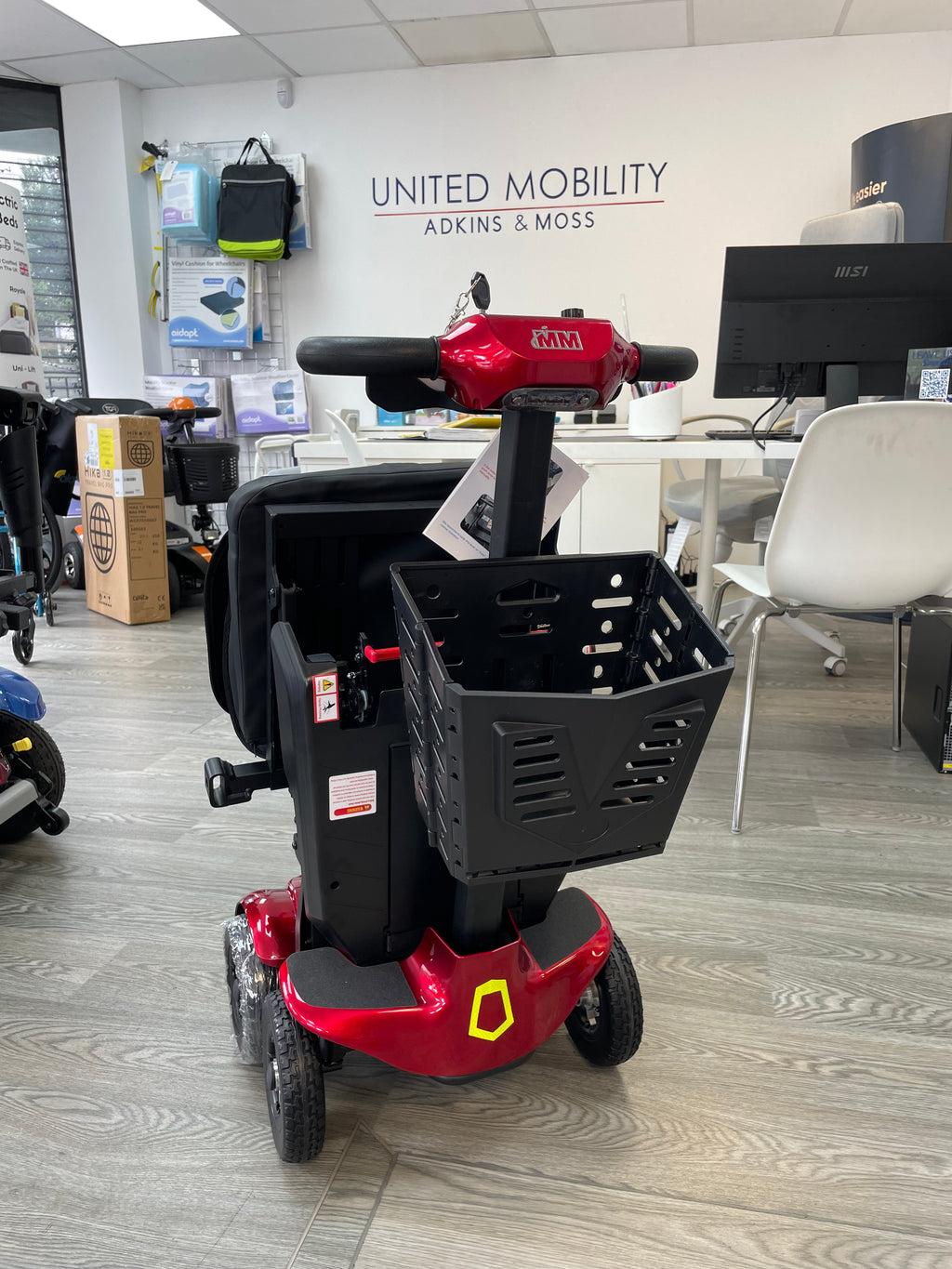 Monarch Genie 4mph auto folding mobility scooter
