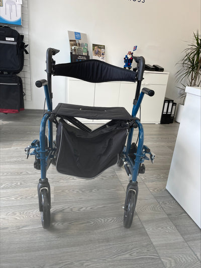 Lightweight 2-in-1 Wheelchair Walker