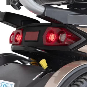 Monarch Storm + 8mph mobility scooter with canopy