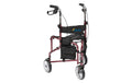 Three-Wheel Lightweight Walker with Seat & Bag