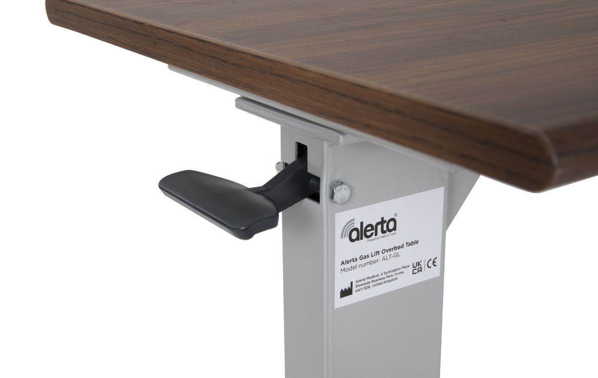 Alerta Gas Lift Overbed Table