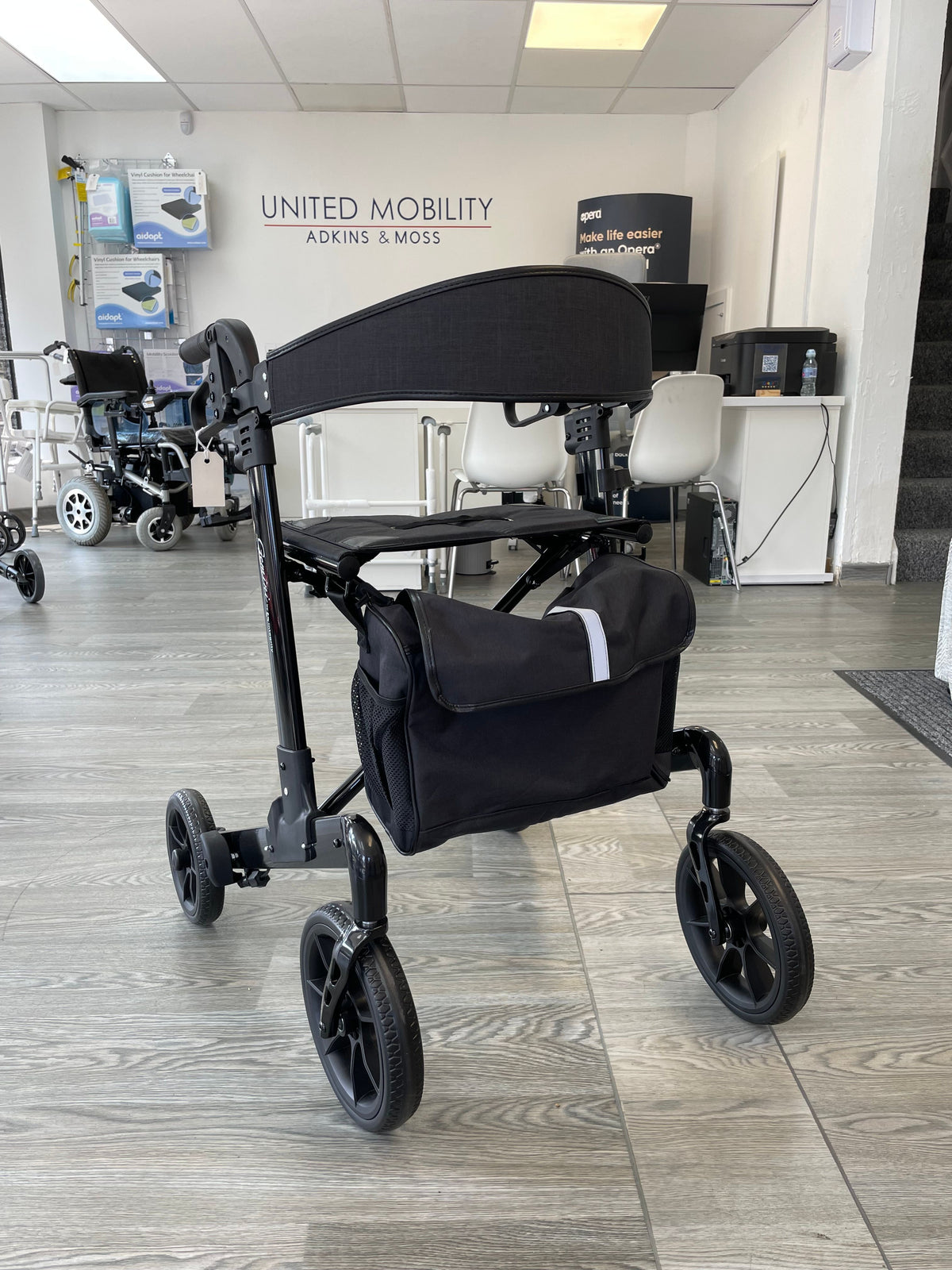 United 4 Wheel Foldable Walker