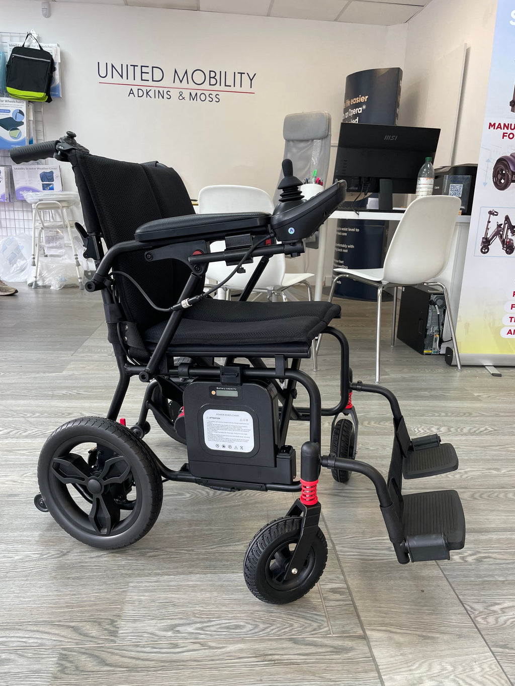 EEZY LITE 10Ah Lithium Battery Powered Wheelchair