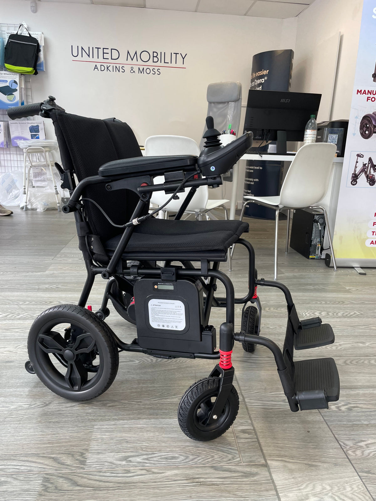 EEZY LITE 10Ah Lithium Battery Powered Wheelchair