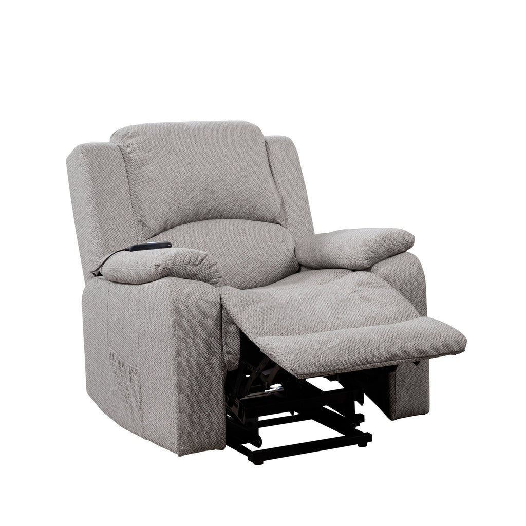 Fabric Heat & Massage Electric Lift-Assist Recliner Chair