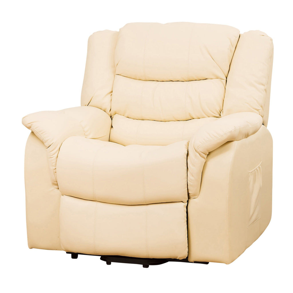 Leather Electric Lift-Assist Recliner Armchair