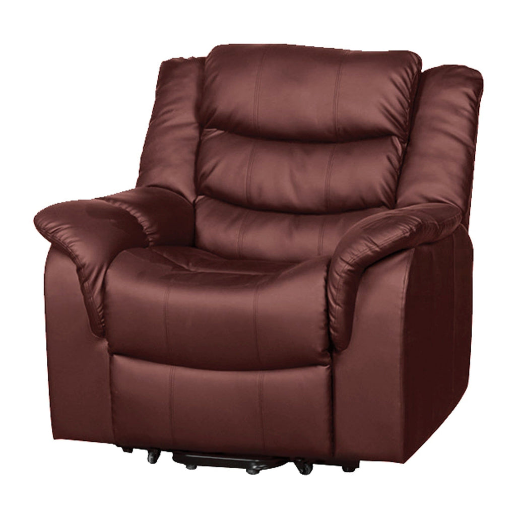 Leather Electric Lift-Assist Recliner Armchair
