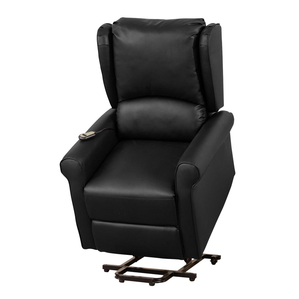 Leather Heat & Massage Rise and Recliner Chair