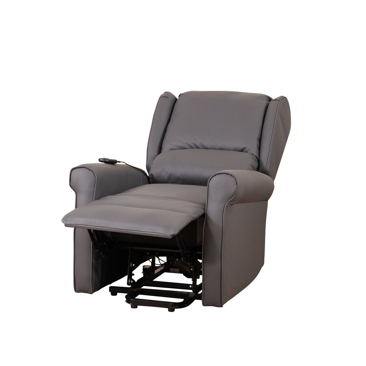 Leather Heat & Massage Rise and Recliner Chair