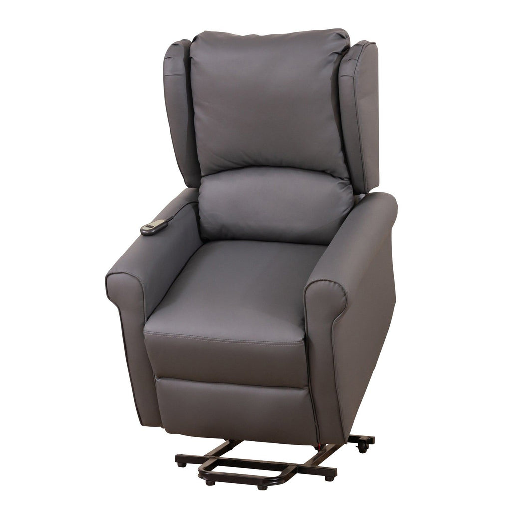 Leather Heat & Massage Rise and Recliner Chair