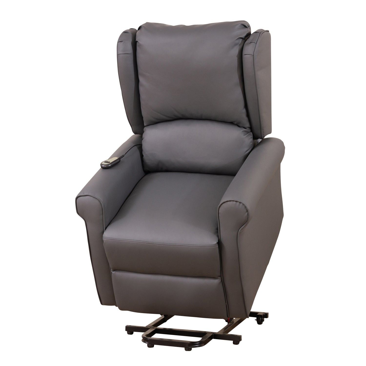 Leather Heat & Massage Rise and Recliner Chair