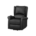 Leather Heat & Massage Rise and Recliner Chair