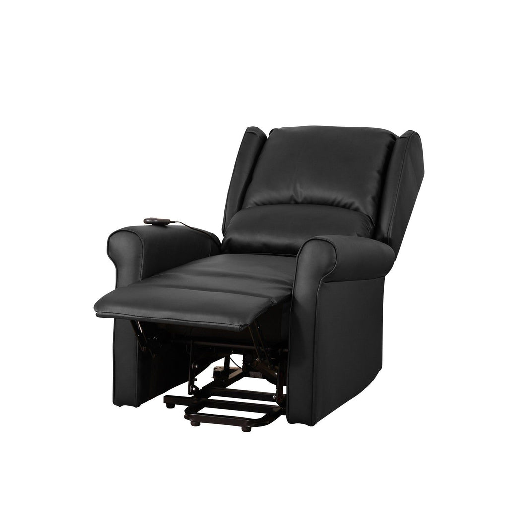 Leather Heat & Massage Rise and Recliner Chair