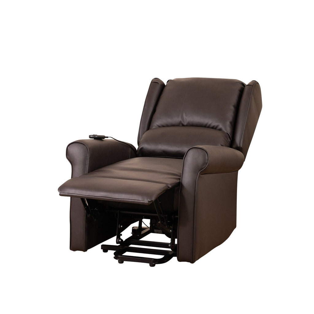 Leather Heat & Massage Rise and Recliner Chair