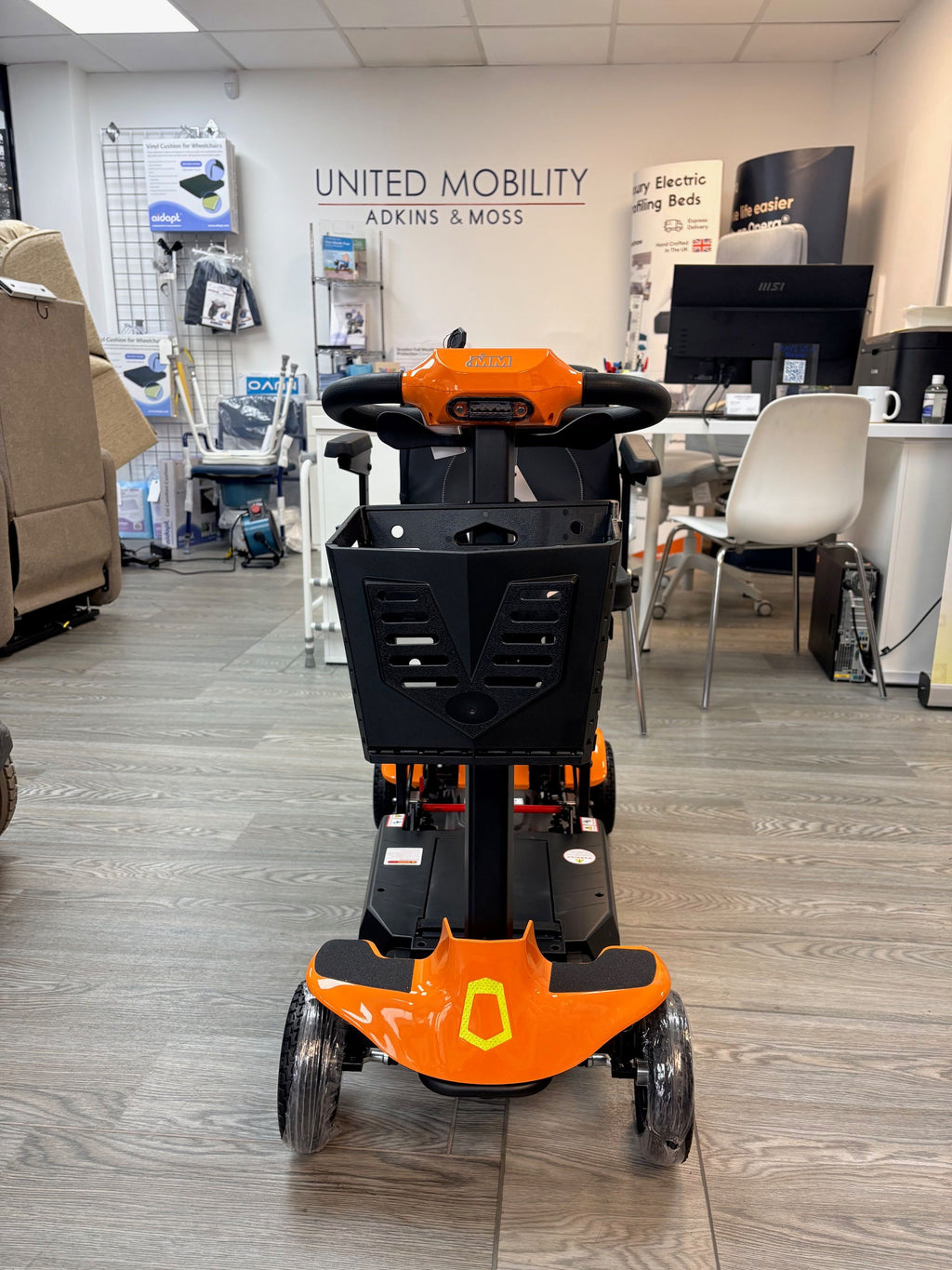 Genie auto-fold 4mph mobility scooter