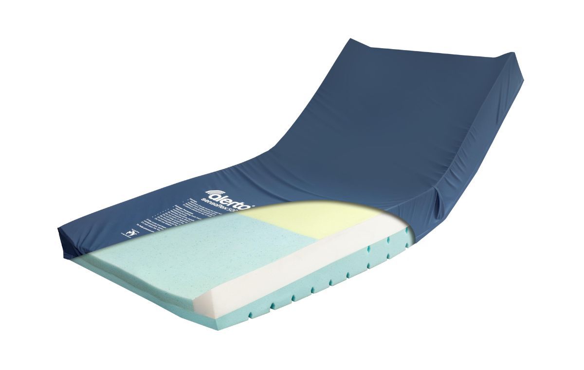 Alerta Sensaflex 5000 SensaGel Heel Slope Mattress with side supports