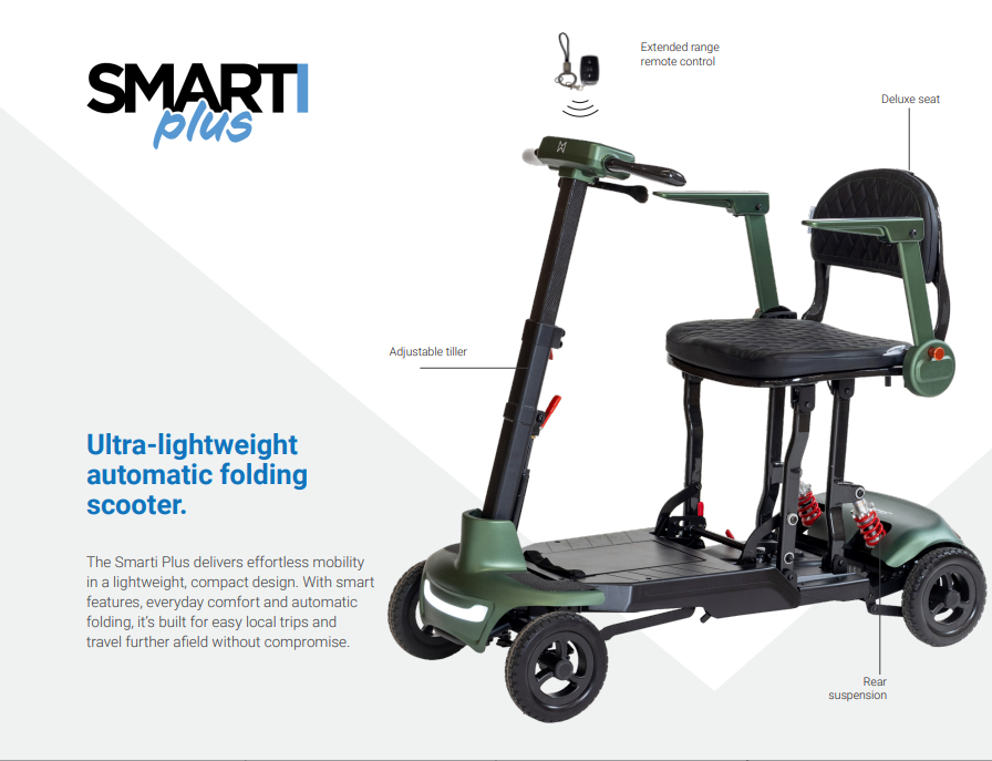 Smarti PLUS Autofold mobility scooter