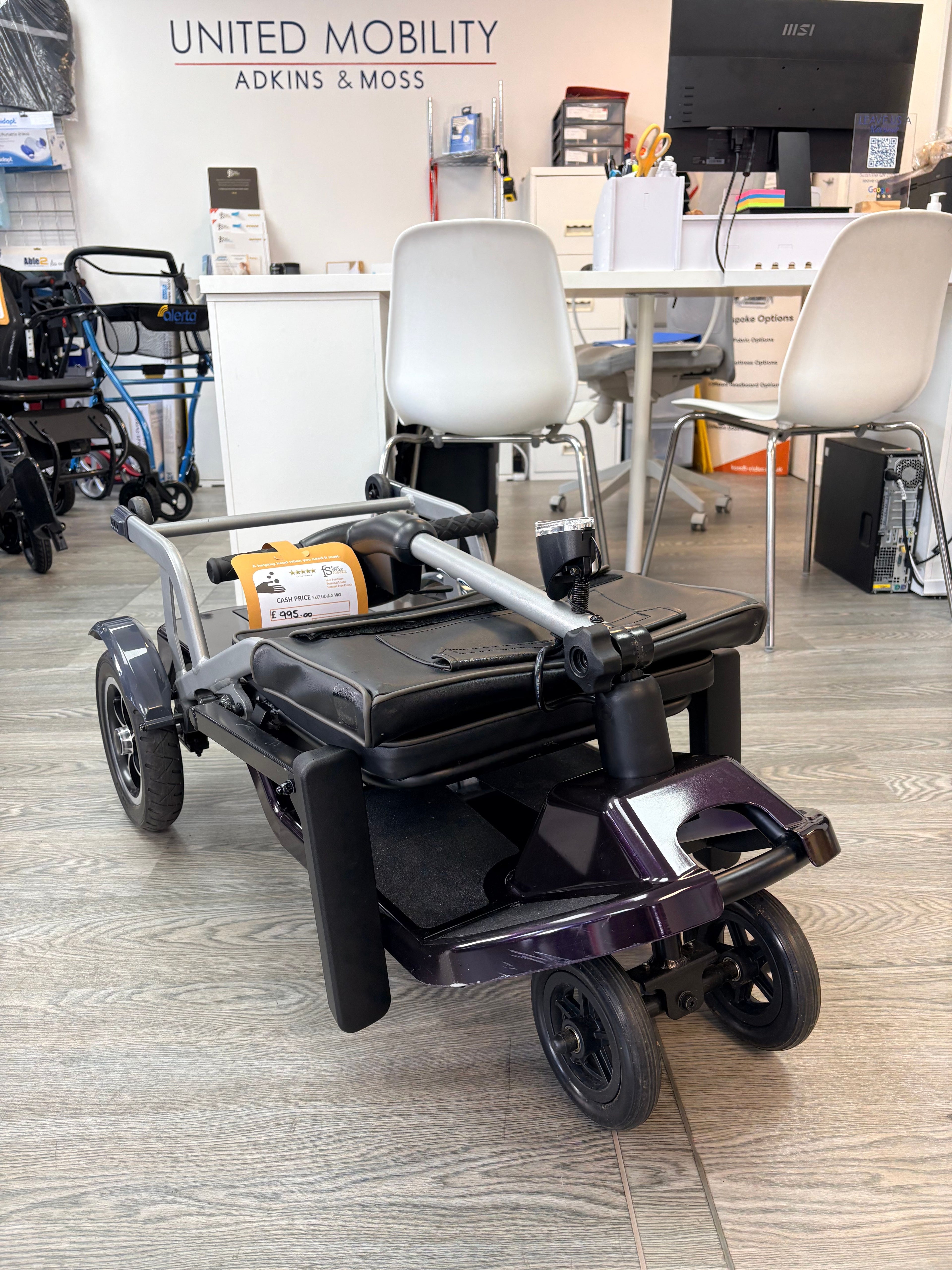 Used One rehab Q Fold mobility scooter
