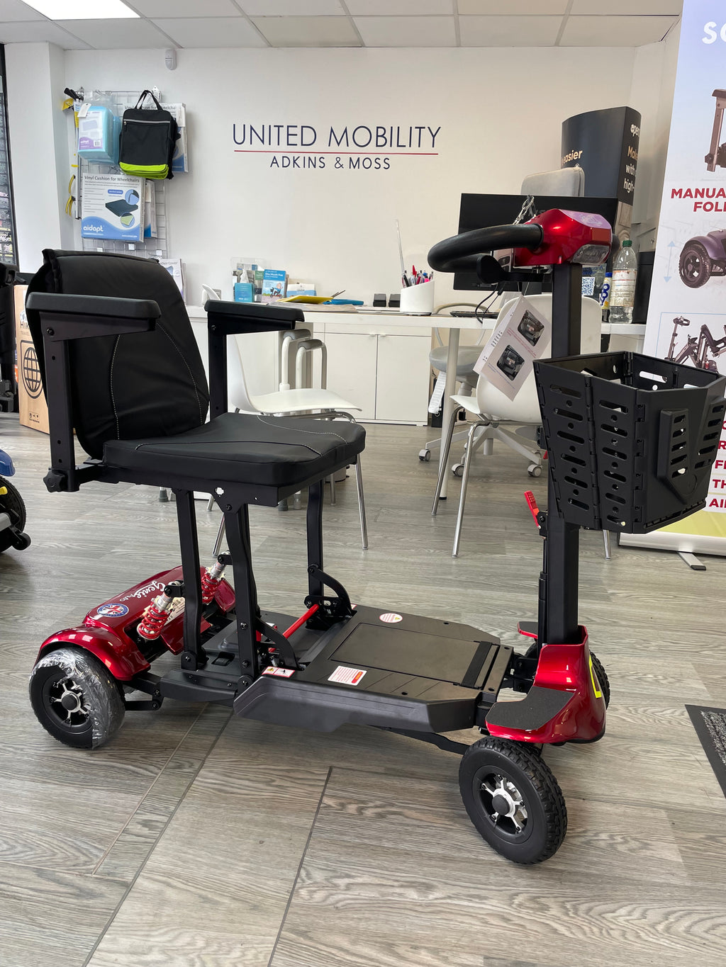 Monarch Genie 4mph auto folding mobility scooter