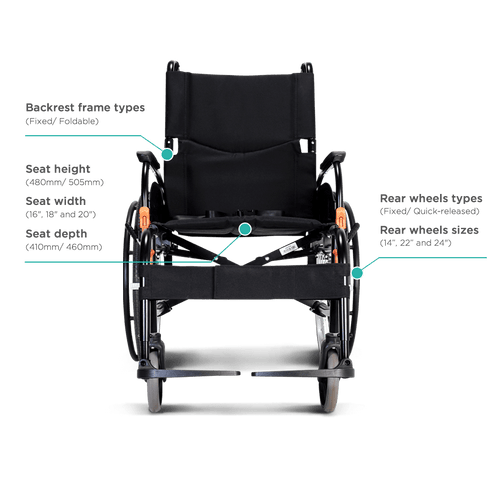 Karma Agile Transit Wheelchair