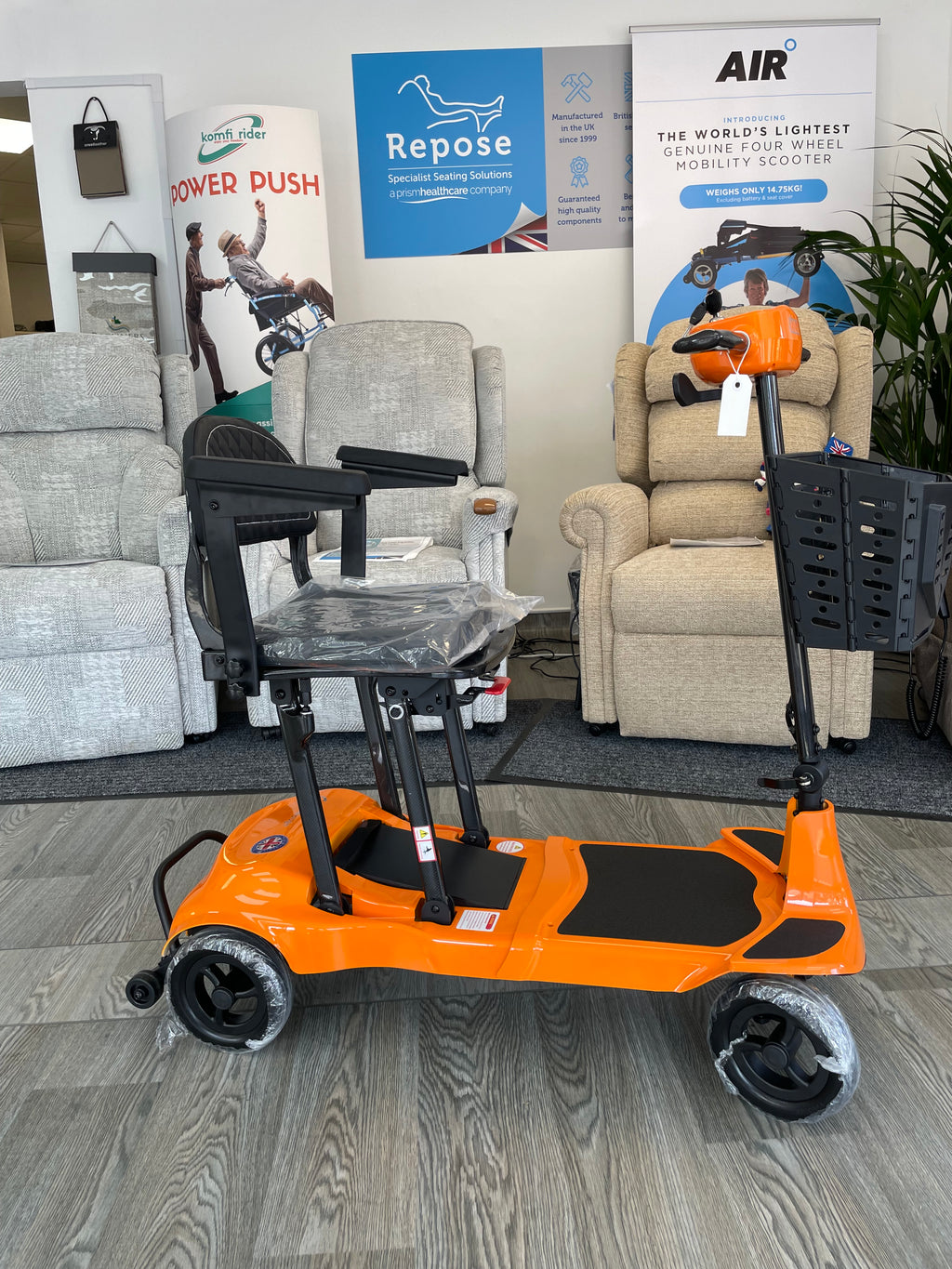 Monarch Genie Ultralight 4mph folding mobility scooter