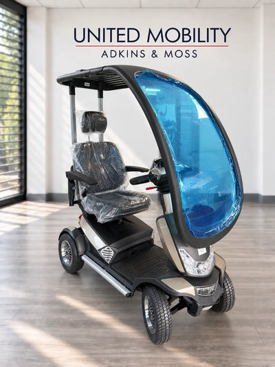 New Monarch Storm + 8mph mobility scooter with canopy