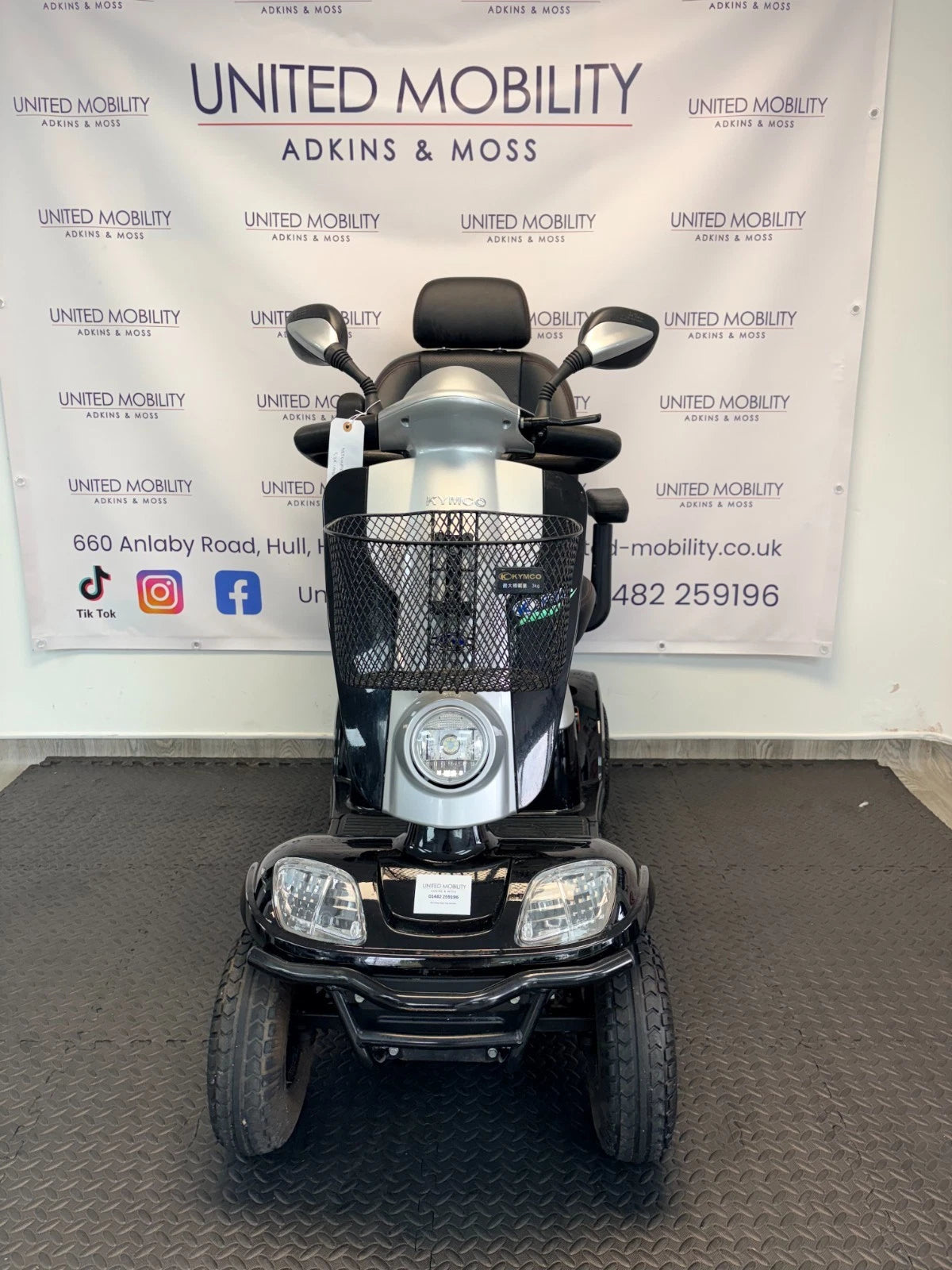 Used Kymco Maxi XLS Heavy Duty 8mph Mobility Scooter Road Legal Long Range