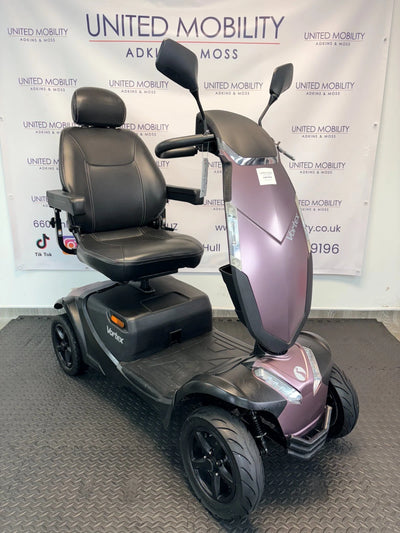 Used Rascal Vortex 8mph Electric Mobility Scooter – Pink, 2022