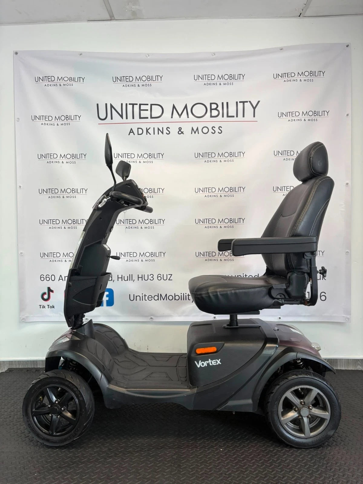 Used Rascal Vortex 8mph Electric Mobility Scooter – Pink, 2022