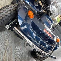 Close up of mobility scooters